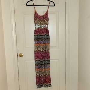 Tribal wide leg jumpsuit